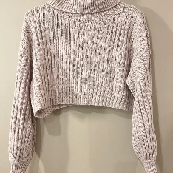 Streetwear Society Ribbed Cowl Neck Sweater - khaki colour - Picture 2 of 3